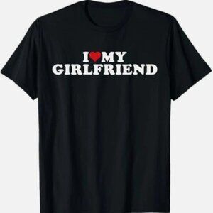 I Love My Beautiful Girlfriend Gildan Tee Cute Romantic Graphic Shirt